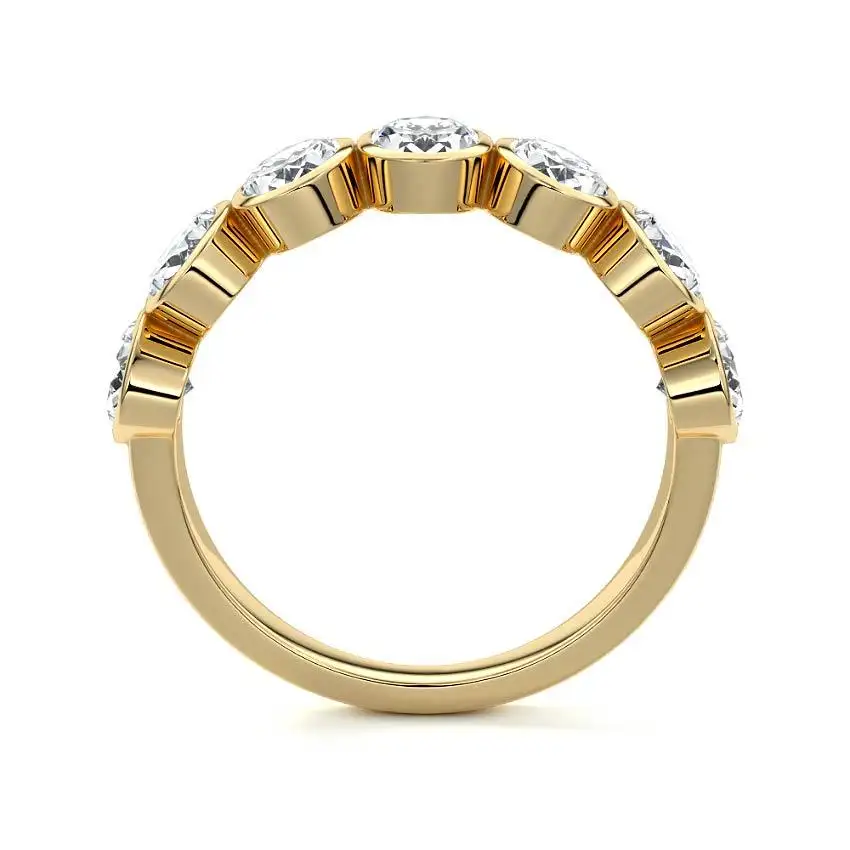 Half Bezel Eternity Band