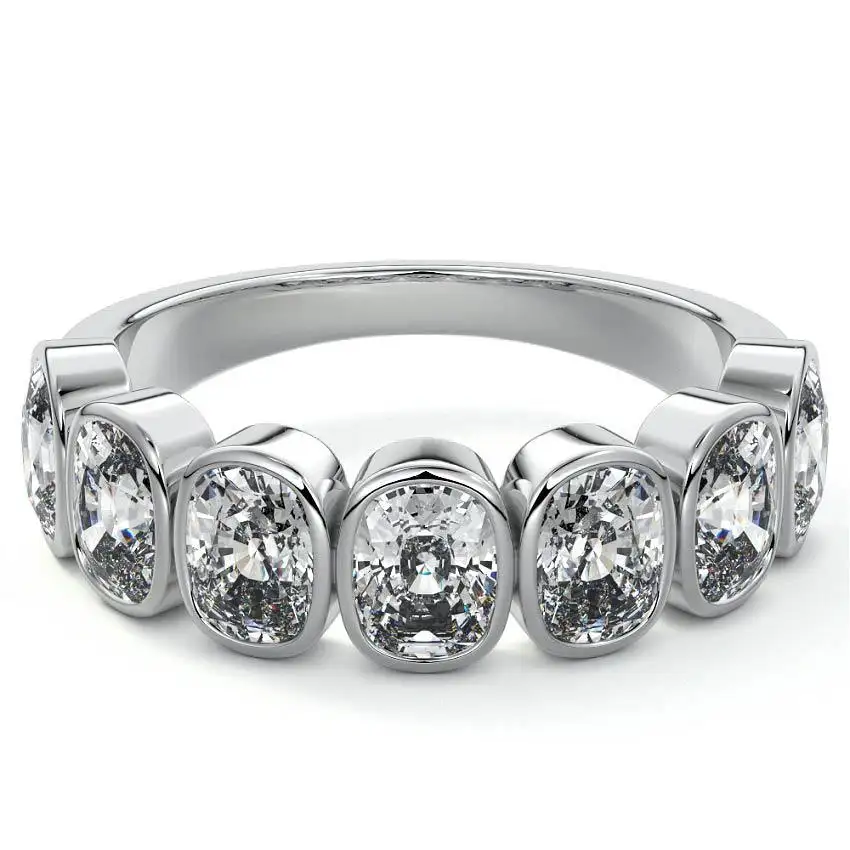 Half Bezel Eternity Band