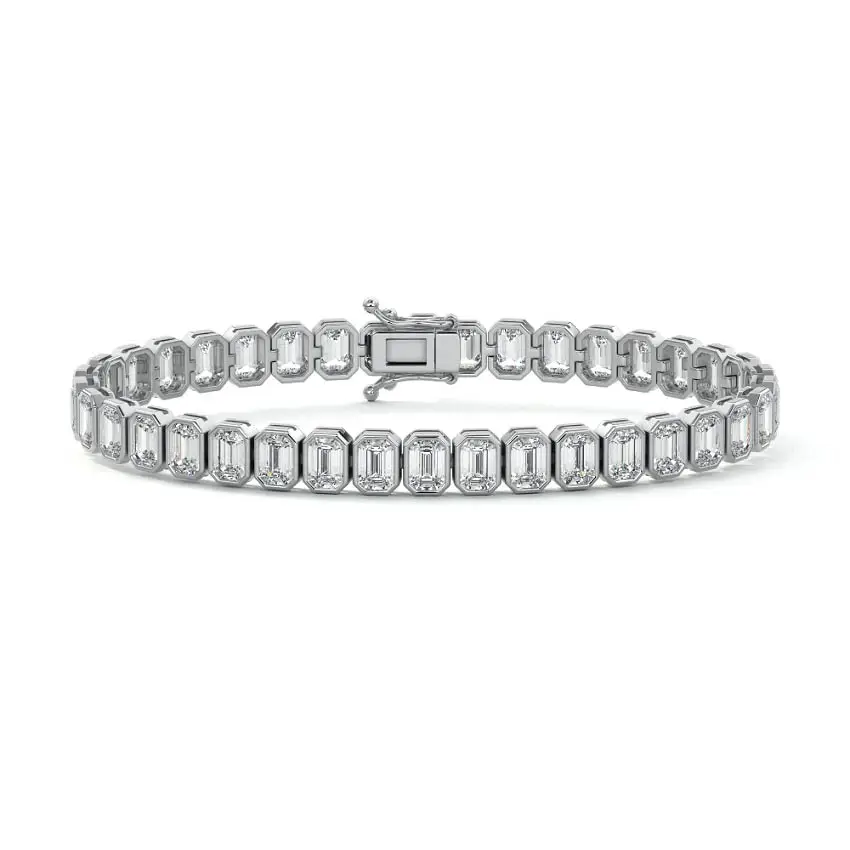 Bezel Tennis Bracelet