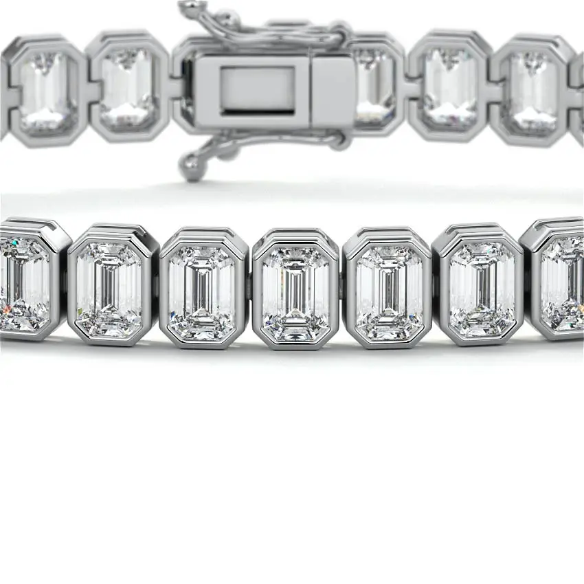 Bezel Tennis Bracelet
