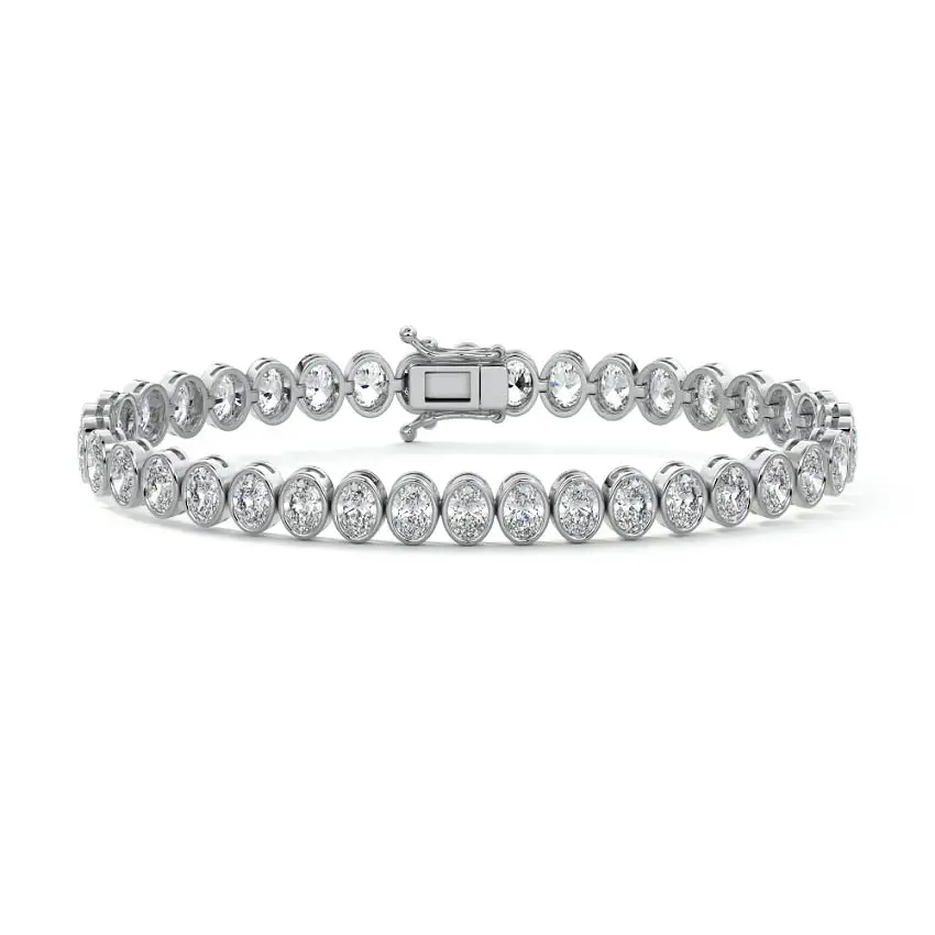 Bezel Tennis Bracelet