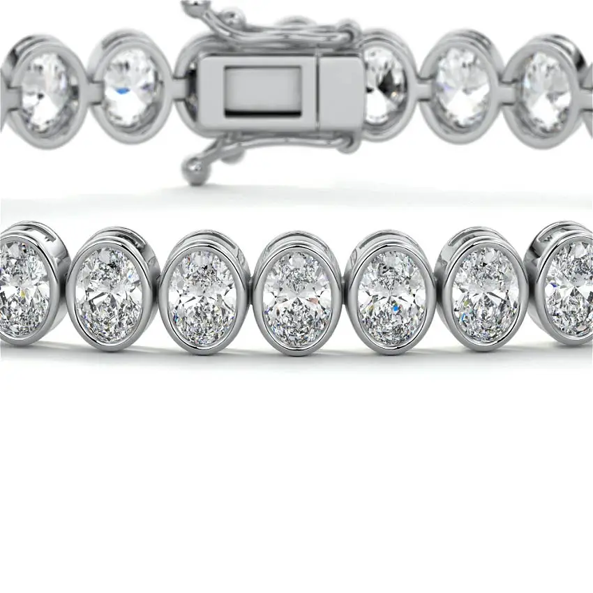 Bezel Tennis Bracelet