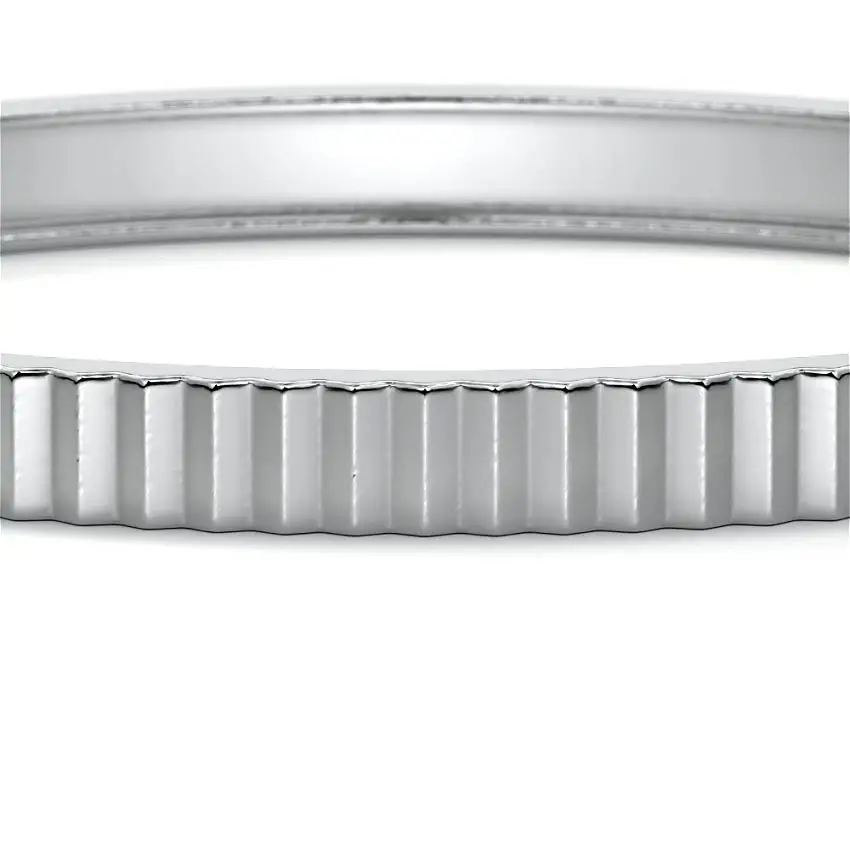 Ridged Gold Bracelet