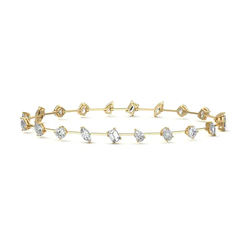 Multi Shape Diamond Bracelet