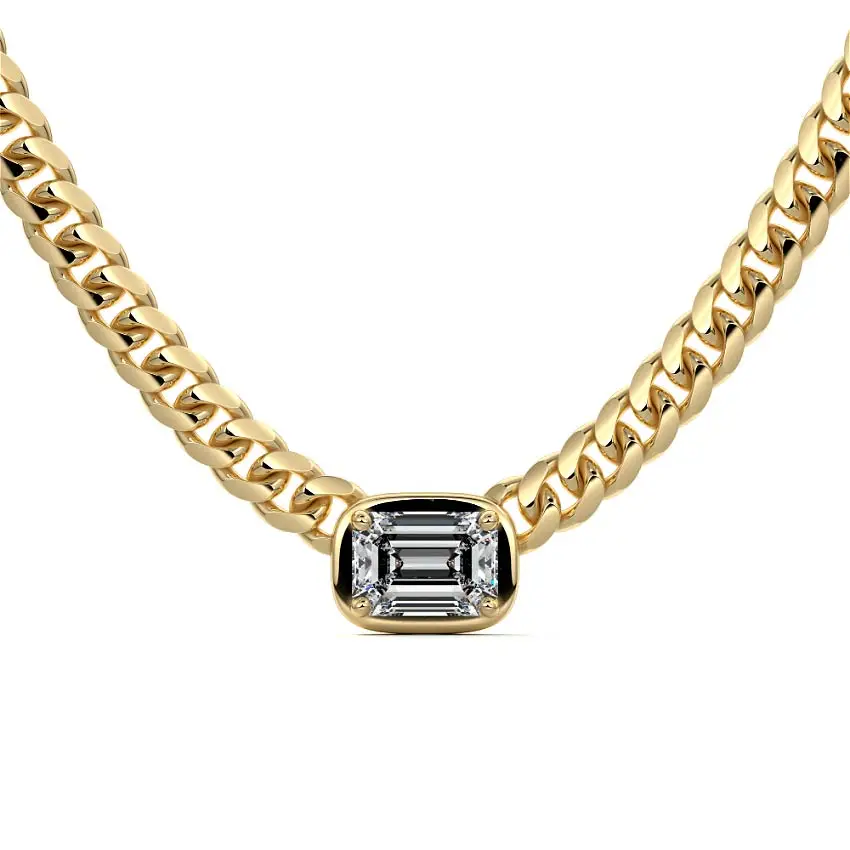Cuban Diamond Link Chain