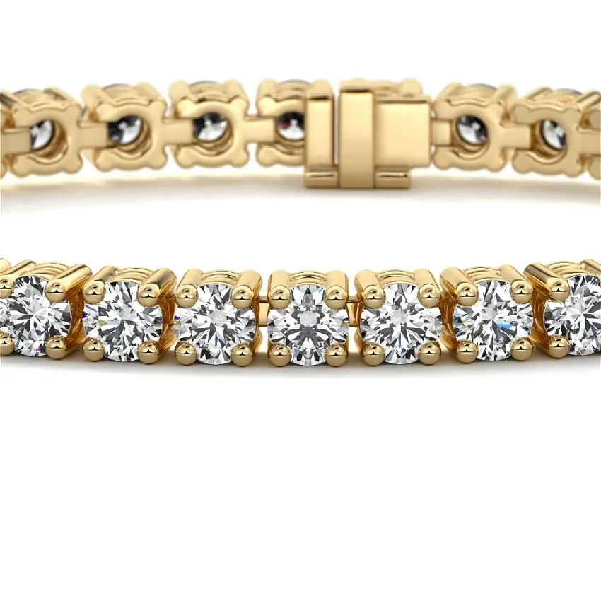 Basket Round Tennis Bracelet