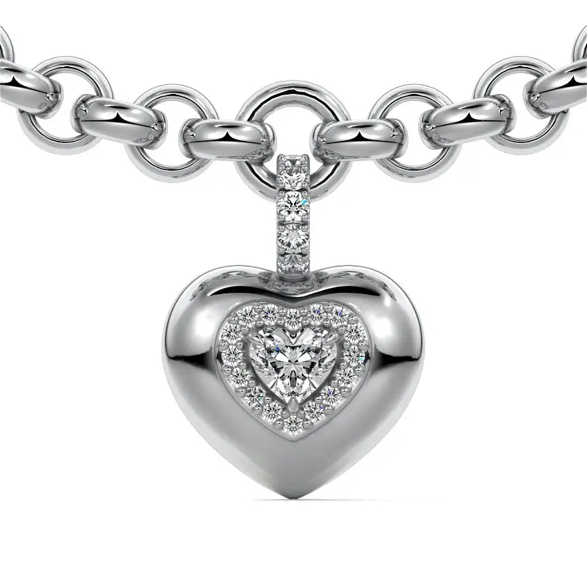Diamond Heart Bracelet