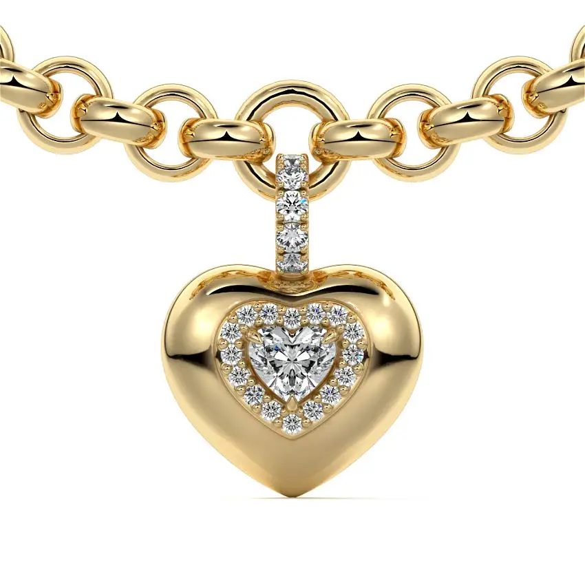 Diamond Heart Bracelet