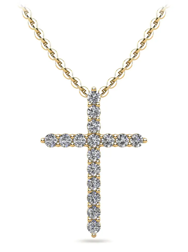 Timeless Cross Diamond Necklace