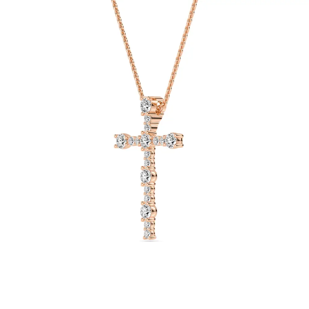 Cross Pendant 0.63 ct