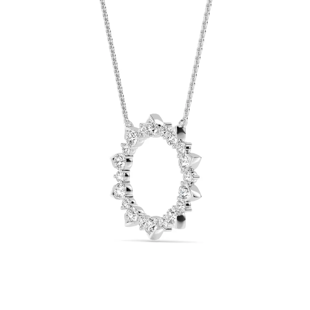 Circle Pendant 1 ctw