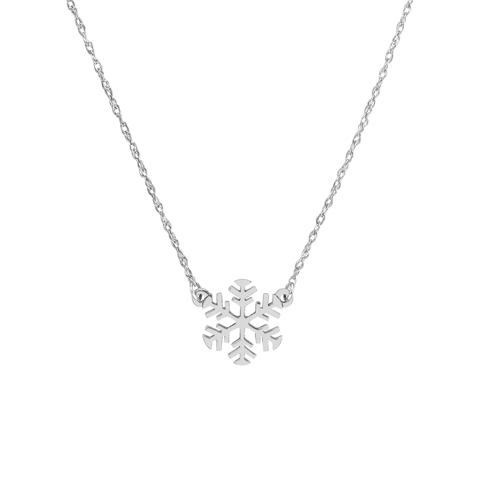 Mini Snowflake Adjustable Necklace