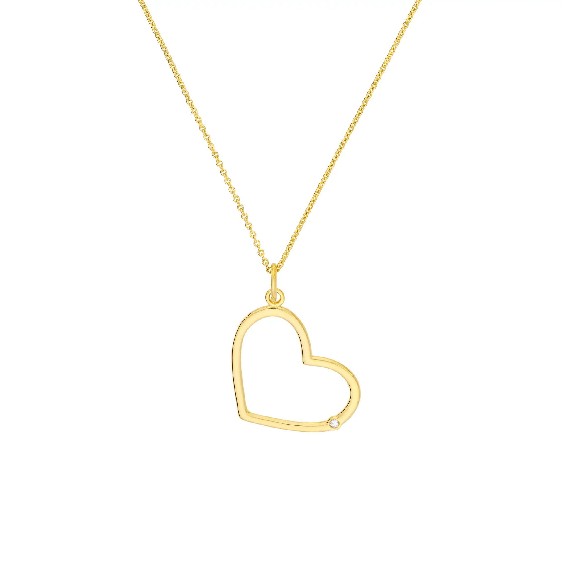 Tilted Open Heart